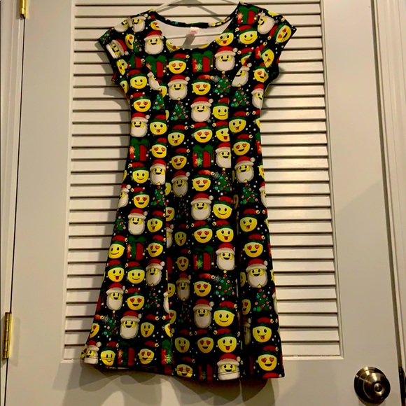 justice emoji christmas dress Sequin Dress Justice Store Justice Christmas Dresses Justice Dresses Justice  Girls Size Christmas Emoji Dress
